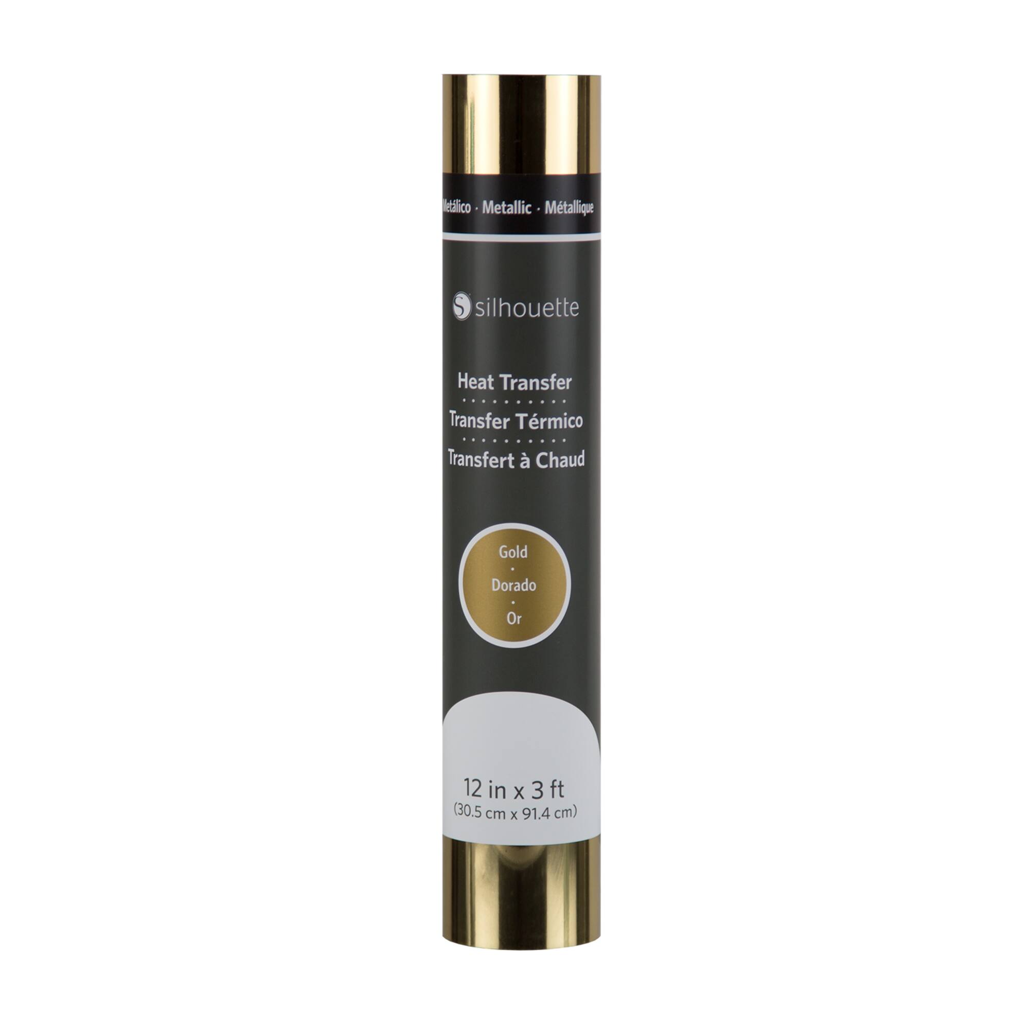 Silhouette® 12'' Gold Metallic Heat Transfer Material